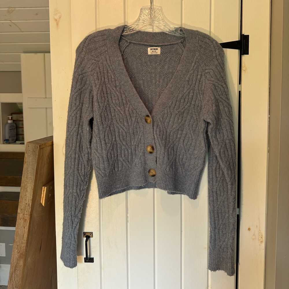 Cotton On light blue cardigan
